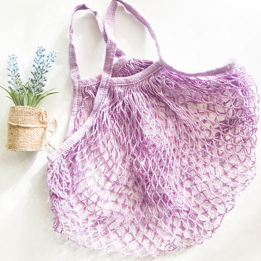 Organic Cotton Mesh Shopping Bag – Reusable, Breathable & Washable